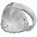 Sterling Indian Chief Head Ring 26881