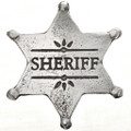 Sheriff Silver Star Badge 29008