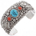 Turquoise Coral Bracelet 16058