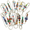 Assorted Southwest Style Key Rings 27645