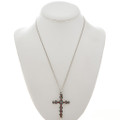 Southwest Inlaid Chips Sterling Pendant 28512