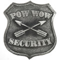 Silver Pow Wow Security Badge 29183