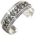 Overlaid Silver Symbols Bracelet 26821