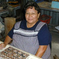 Navajo Turquoise Jewelry Artist Verna Blackgoat 29051
