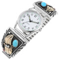 Mens Turquoise Coral Watch 28917