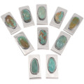 Native American Turquoise Sterling Silver Money Clips 24012
