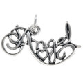 Sterling Silver Angel Charm 35425