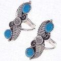 Ladies Turquoise Silver Ring 24532