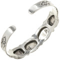 Sterling Onyx Native American Bracelet 29420