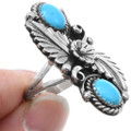 Turquoise Sterling Silver Ladies Ring 27636