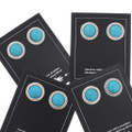 Turquoise Silver Post Earrings 26311