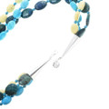 Turquoise Azurite Bead Necklace 29446