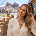 Southwest Turquoise Link Necklace 28025