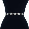 Ladies Turquoise Silver Adjustable Concho Belt 22918