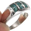 Navajo Chip Inlay Ring 29764