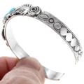 Ladies Turquoise Sterling Bracelet 27365
