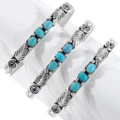 Turquoise Silver Ladies Cuff 27365
