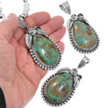 Native American Hachita Turquoise Pendant 28678