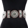 Full Size Southwest Silver Concho Belt 29618