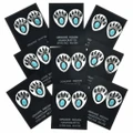 Shadowboxed Bear Paw Earrings 24579