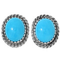 Navajo Turquoise Stud Earrings 28436