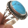 Ladies Blue Turquoise Ring 28734