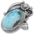 Turquoise Silver Ladies Ring 29162
