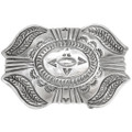 Old Pawn Style Silver Belt Buckle 29652