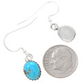 Navajo Turquoise Silver Earrings 28458