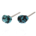 Turquoise Nugget Earrings 25614
