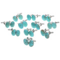 Genuine Turquoise Cufflinks 23907