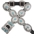 Sleeping Beauty Turquoise Concho Belt 22956