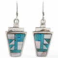 Opal Turquoise Dangle Earrings 27949