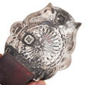 Hammered Silver Navajo Concho Belt 29609