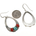 Navajo Teardrop Sterling Earrings 28827