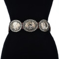 Full Size Old Pawn Style Concho Belt 29150