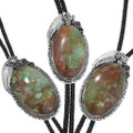 Large High Grade Nevada Turquoise Bolo Ties 29833