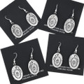 Overlaid Silver French Hook Earrings 29938