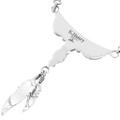 Authentic Navajo Feather Link Necklace Artist Keith Henry Signed 29962