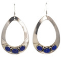 Lapis Silver Navajo Earrings 29991