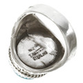  Silver Turquoise Navajo Big Boy Ring 30130