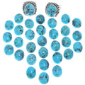 Large Turquoise Nugget Silver Ring 30132