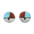 Zuni Sunface Post Earrings 30516