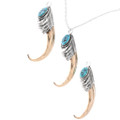 Hand Made Native American Eagle Talon Pendant 30525
