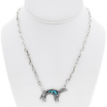 Turquoise Coyote Pendant 30789