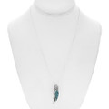 Turquoise Parrot Pendant Necklace 30912