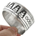 Navajo Made Silver Bracelet 30947