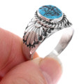 Overlaid Silver Navajo Ring 30956
