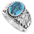 Turquoise Silver Ring 30956