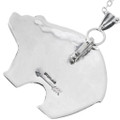 Southwestern Sterling Silver Bear Pendant 31023